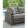 image:imageSignature Design by Ashley Oasis Court 4Piece Patio Furniture Set Gray