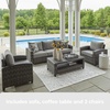 image:imageSignature Design by Ashley Oasis Court 4Piece Patio Furniture Set Gray