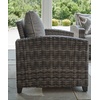 image:imageSignature Design by Ashley Oasis Court 4Piece Patio Furniture Set Gray