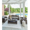 image:imageSignature Design by Ashley Oasis Court 4Piece Patio Furniture Set Gray