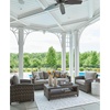 image:imageSignature Design by Ashley Oasis Court 4Piece Patio Furniture Set Gray
