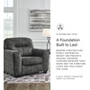 image:imageSignature Design by Ashley Oversized Chair and a Half Gunmetal LonokeGrey