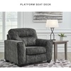 image:imageSignature Design by Ashley Oversized Chair and a Half Gunmetal LonokeGrey