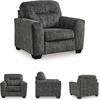 image:imageSignature Design by Ashley Oversized Chair and a Half Gunmetal LonokeGrey