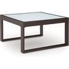 image:imageSignature Design by Ashley Beachloft Casual Square Outdoor Ottoman Cushion With Nuvella Cleanable Performance Fabric Light Gray amp Black 28 W x 28 D x 19 HCoffee Table