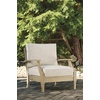 image:imageSignature Ashley Clare View Lounge Chair  Gerianne End Table Outdoor Furniture Set