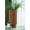 image:imageSignature Design by Ashley 12Inch Tall Ceramic Flower Vase Burnt Umber15