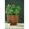 image:imageSignature Design by Ashley 12Inch Tall Ceramic Flower Vase Burnt Umber8