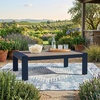image:imageSignature Design by Ashley 1Piece Outdoor Coffee Table HDPE Blue