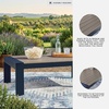 image:imageSignature Design by Ashley 1Piece Outdoor Coffee Table HDPE Blue