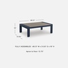 image:imageSignature Design by Ashley 1Piece Outdoor Coffee Table HDPE Blue