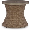 image:imageSignature Design by Ashley 1Piece Outdoor End Table with Umbrella Hole
