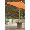 image:imageSignature Design by Ashley 1Piece Outdoor End Table with Umbrella Hole