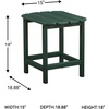 image:imageSignature Design by Ashley 1Piece Outdoor Side Table DriftwoodGreen