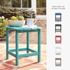 image:imageSignature Design by Ashley 1Piece Outdoor Side Table DriftwoodTurquoise