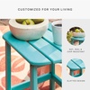 image:imageSignature Design by Ashley 1Piece Outdoor Side Table DriftwoodTurquoise