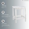 image:imageSignature Design by Ashley 1Piece Outdoor Side Table DriftwoodWhite