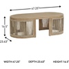 image:imageSignature Design by Ashley 1Piece Outdoor Wood Coffee Table 47 in
