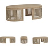 image:imageSignature Design by Ashley 1Piece Outdoor Wood Coffee Table 47 in