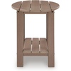 image:imageSignature Design by Ashley 2Tier HDPE Outdoor End Table Driftwood