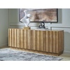 image:imageSignature Design by Ashley 4Door Accent Cabinet Solid Mango Wood
