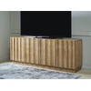 image:imageSignature Design by Ashley 4Door Accent Cabinet Solid Mango Wood