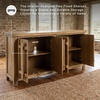 image:imageSignature Design by Ashley 4Door Wood Accent Cabinet Sideboard Credenza