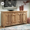 image:imageSignature Design by Ashley 4Door Wood Accent Cabinet Sideboard Credenza
