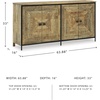 image:imageSignature Design by Ashley 64 Casual Wood Accent Cabinet with Doors