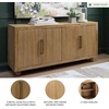 image:imageSignature Design by Ashley 68 Mango Wood Accent Console Cabinet Beige