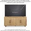 image:imageSignature Design by Ashley 68 Mango Wood Accent Console Cabinet Beige