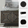 image:imageSignature Design by Ashley 72 Black Accent Cabinet Sideboard Buffet