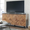 image:imageSignature Design by Ashley 72 Sideboard Accent Cabinet with DoorsBrown  Black