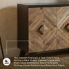 image:imageSignature Design by Ashley 72 Sideboard Accent Cabinet with DoorsBrown  Black