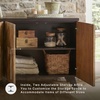 image:imageSignature Design by Ashley 72 Sideboard Accent Cabinet with DoorsBrown  Black