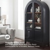 image:imageSignature Design by Ashley 74 Wood Glass Display Cabinet DagandaleBlack