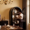 image:imageSignature Design by Ashley 74 Wood Glass Display Cabinet DagandaleBlack