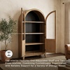 image:imageSignature Design by Ashley 74 Wood Glass Display Cabinet DagandaleBrown