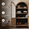 image:imageSignature Design by Ashley 74 Wood Glass Display Cabinet DagandaleBrown