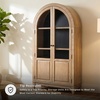 image:imageSignature Design by Ashley 74 Wood Glass Display Cabinet DagandaleBrown