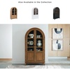 image:imageSignature Design by Ashley 74 Wood Glass Display Cabinet DagandaleBrown