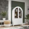 image:imageSignature Design by Ashley 74 Wood Glass Display Cabinet DagandaleWhite