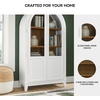 image:imageSignature Design by Ashley 74 Wood Glass Display Cabinet DagandaleWhite