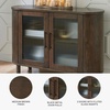 image:imageSignature Design by Ashley Accent Cabinet Mango Wood Fluted Glass