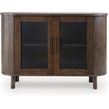 image:imageSignature Design by Ashley Accent Cabinet Mango Wood Fluted Glass