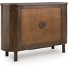 image:imageSignature Design by Ashley Accent Cabinet Mango Wood Fluted Glass