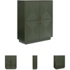 image:imageSignature Design by Ashley Accent Cabinet Modern Geometric Dark Green