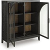 image:imageSignature Design by Ashley Accent Liquor Bar Cabinet Black Armenleigh