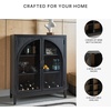 image:imageSignature Design by Ashley Accent Liquor Bar Cabinet Black Armenleigh