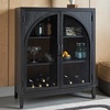 image:imageSignature Design by Ashley Accent Liquor Bar Cabinet Black Armenleigh
